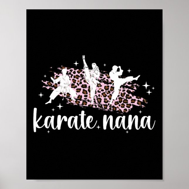 Póster Karate Nana Leopard Karate Nana Grandma (Frente)