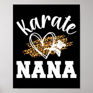 Póster Karate Nana Leopard Karate Nana Grandma 1