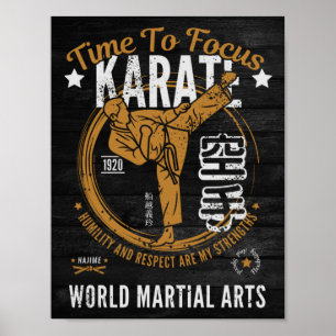 Póster Karate Poster - Momento De Enfocarse