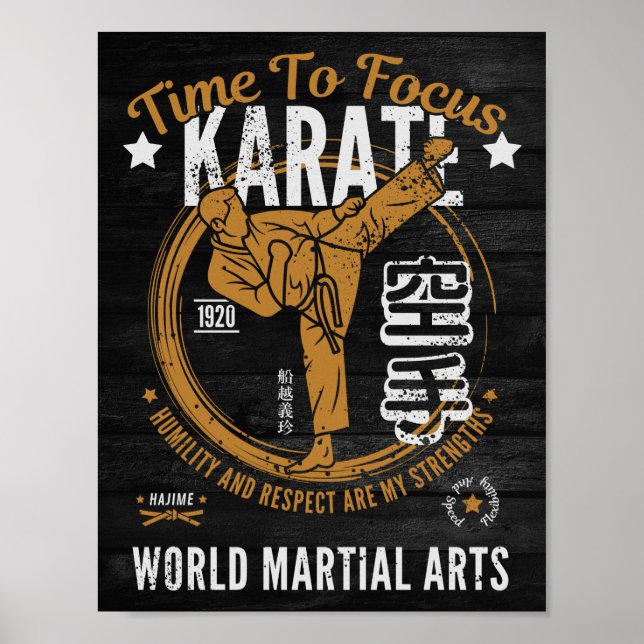 Póster Karate Poster - Momento De Enfocarse (Frente)