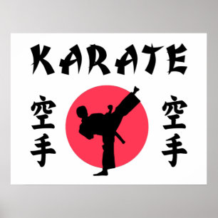 Póster Karate Rising Sun