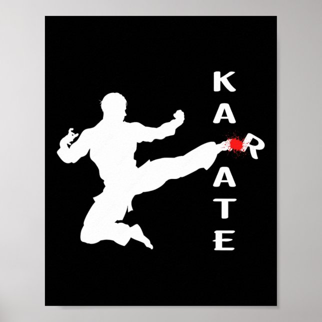 Póster Karate Shirt (Frente)