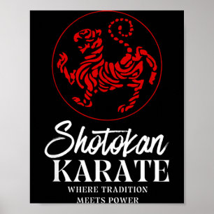 Póster Karate Shotokan donde la tradición se encuentra co
