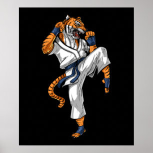 Póster Karate Tigre