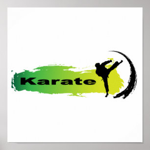 Póster Karate único
