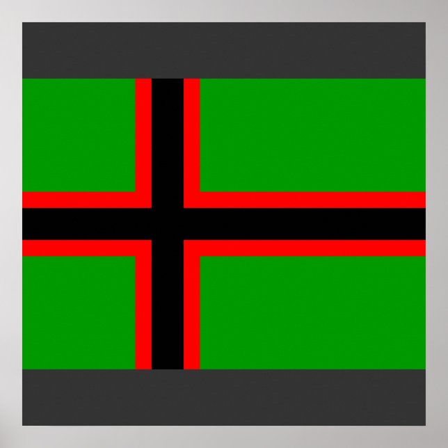 Póster Karelian National, Rusia (Frente)