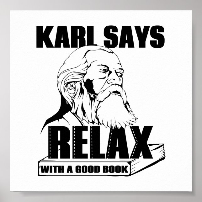 Póster Karl Marx (Frente)