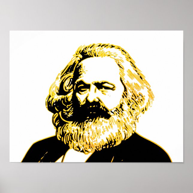 Póster Karl Marx (Frente)