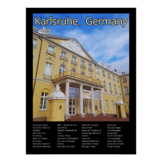 Póster Karlsruhe, Alemania