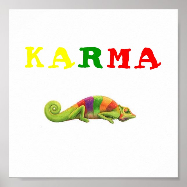 PÓSTER KARMA KAMELEON (Frente)