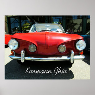 Póster Karmann Ghia