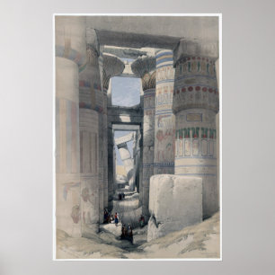 Póster Karnak - Dromos o primera corte del templo