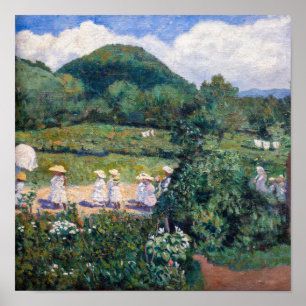 Póster Károly Ferenczy - picnic en mayo (Día de verano)