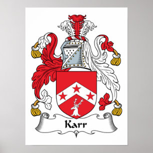 Póster Karr Family Crest