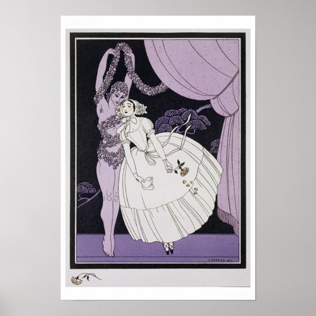 Póster Karsavina, 1914 (huella de pochoo) 2 (Frente)