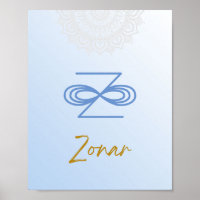 Karuna Reiki Zonar Mandala Azul cielo azul