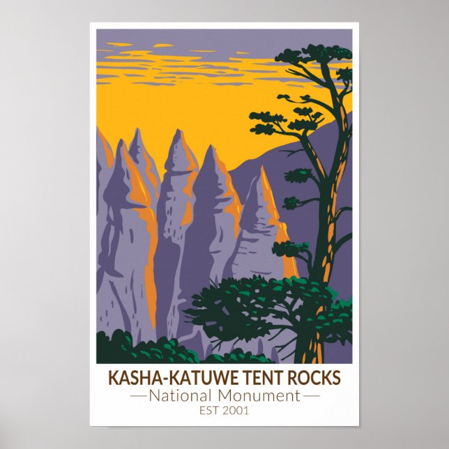 Póster Kasha - Monumento Nacional de las Carpas de Katuwe (Frente)