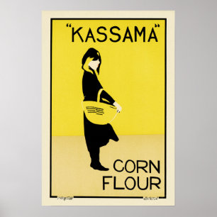 Póster KASSAMA Corn Flour Art Poster por Beggarstaffs