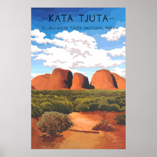 Póster Kata Tjuta - Parque Nacional Uluru Kata Tjuta