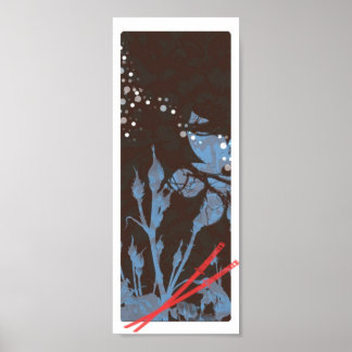 Póster Katana Wall Scroll