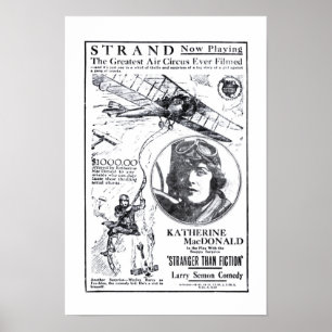 Póster Katherine MacDonald 1921 poster de películas antig
