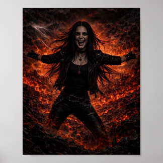 Póster Kathryn Darke riendo