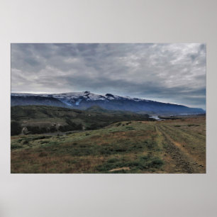 Póster Katla y el valle de Thorsmork