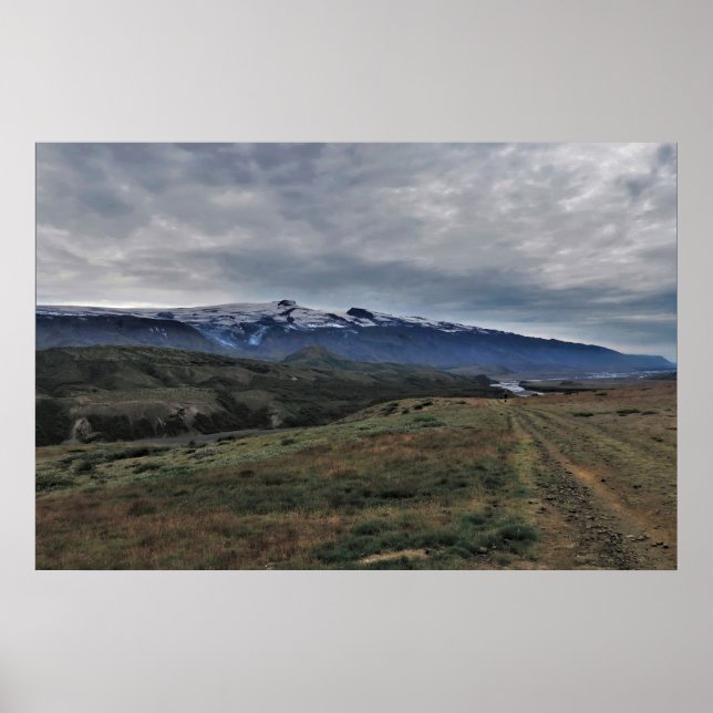 Póster Katla y el valle de Thorsmork (Frente)
