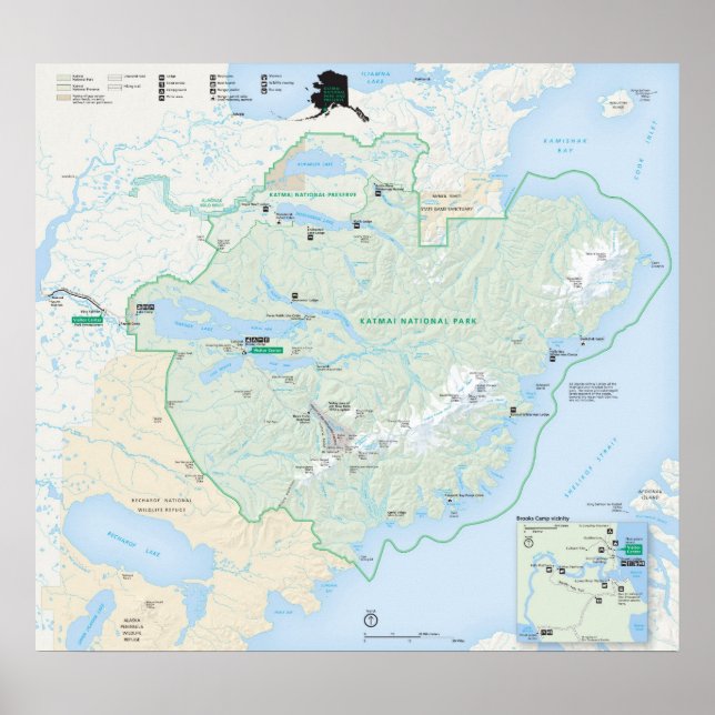 Póster Katmai National Park (Frente)