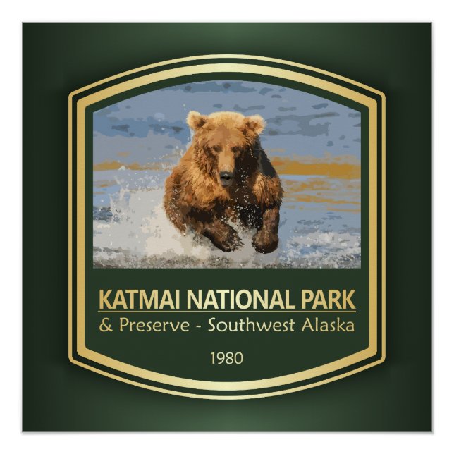 Póster Katmai NP (PF1) (Anverso)