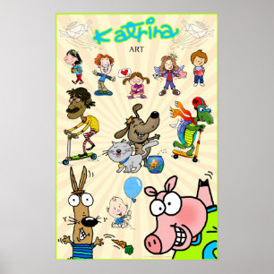 Póster Katrina Art Large Poster