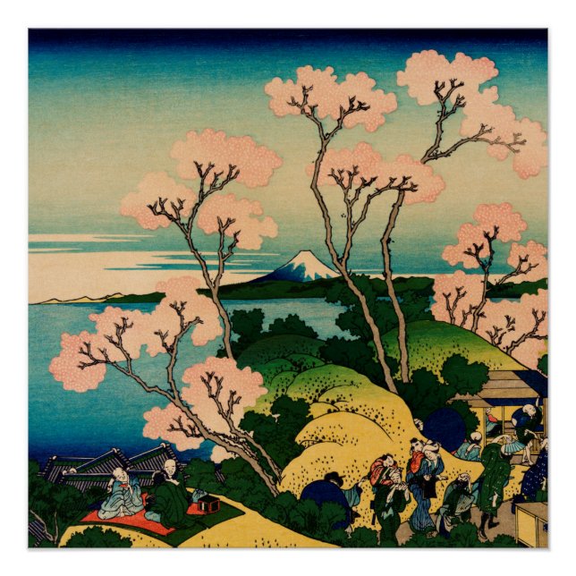 Póster Katsushika Hokusai (Anverso)