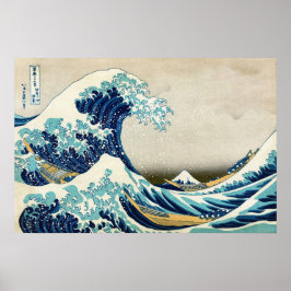 Póster Katsushika Hokusai - La Gran Ola frente a Kanagawa