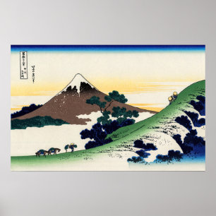 Póster Katsushika Hokusai - Paso de los inumes, provincia