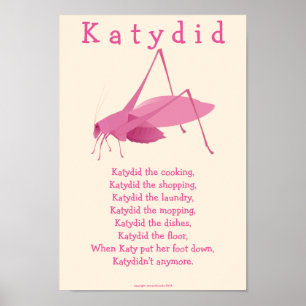 Póster Katydid