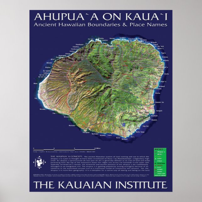 Póster Kauai Ahupuaa (Frente)