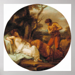 Póster Kauffman - Cymon e Iphigenia