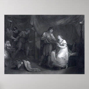 Póster Kauffman - Escena de Troilus y Cressida