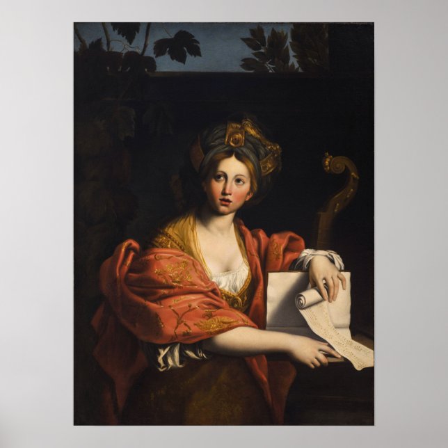 Póster Kauffman - Sibyl cubano después de Domenichino 176 (Frente)