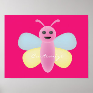 Póster Kawaii Bee Thunder_Cove multicolor