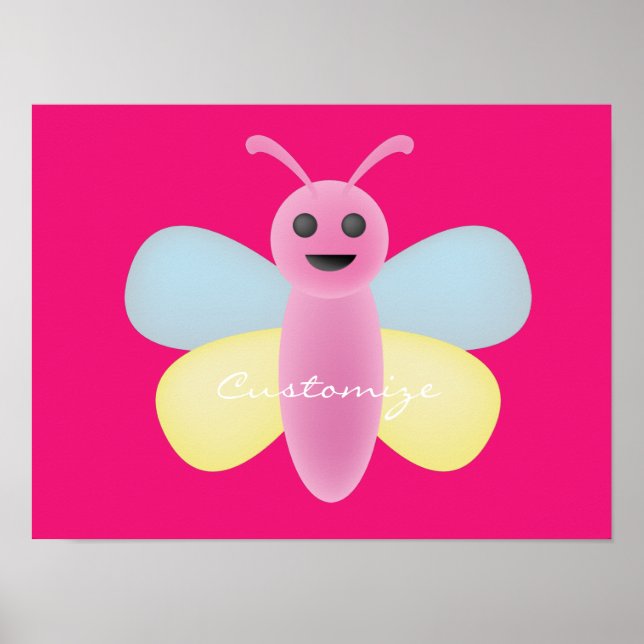 Póster Kawaii Bee Thunder_Cove multicolor (Frente)