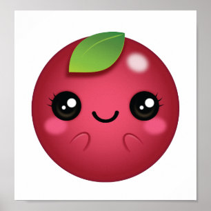 Póster Kawaii Cranberry