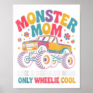 Póster Kawaii Monster Mamá Como Mamá Regular Pero Con Rue