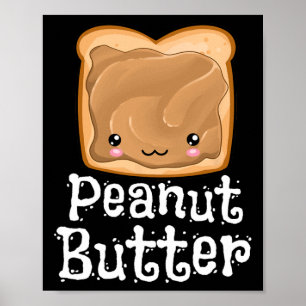 Póster Kawaii Peanut Butter Jelly Pndj Halloween coincidi