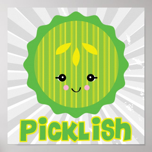Póster kawaii picklish picklish slayo (Frente)