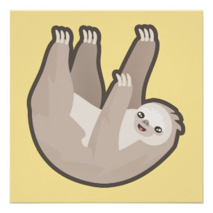 Póster Kawaii Sloth