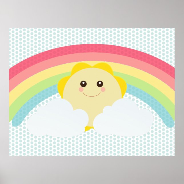 Póster Kawaii Sun Poster (Frente)