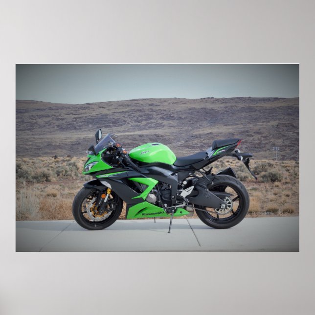 Póster Kawasaki Ninja 636 (Frente)