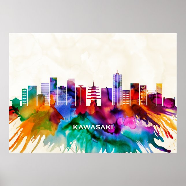 Póster Kawasaki Skyline (Frente)