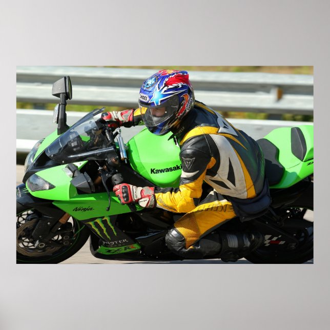 Póster kawasaki zx10r (Frente)